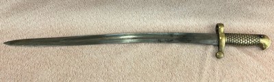 Scarce Winchester Model 1873/1876 Musket Type 2 Sword Bayonet w/Scabbard
