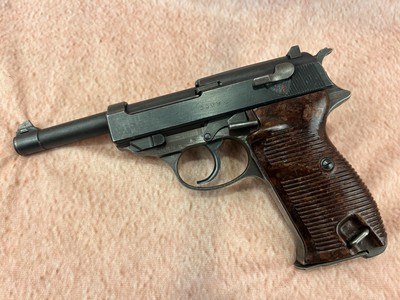 Interesting WWII German Walther P.38 AC45 (1945 Production) 9mm C&R