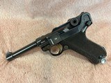 1938 German Mauser P08 Code S/42 Luger 9mm 4” C&R