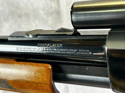 Nice Ithaca 37 Deerslayer Featherlight 1970 High-Gloss 12ga 26” Scope/Sling - Image 9 of 20