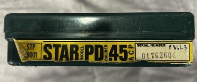 Star Model PD .45 ACP Pistol – Matching Box, Manual, Spare Magazine – Excellent Bore & Mechanics, Very Clean - Image 12 of 14
