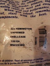 **NEW Winchester Bag of 100 223 Remington Brass Unprimed** - 3 of 4