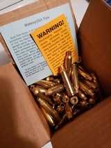 **NEW Box of QTY 100 22-250 Remington Brass Unprimed** - 1 of 4