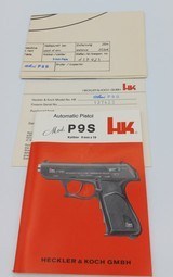 H&K P9S Factory Box with Paperwork - 3 of 3