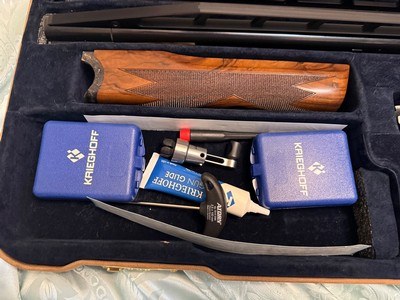 Krieghoff K-80 Gold Super Scroll Case Color Trap Special Combo - Image 12 of 14