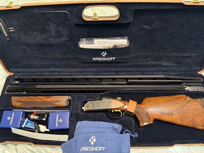 Krieghoff K-80 Gold Super Scroll Case Color Trap Special Combo
