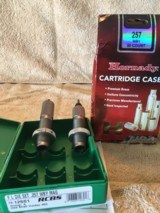 .257 Weatherby brass and dies - 1 of 1