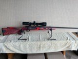 Weatherby Vanguard 22-250, re barreled to 1in 8