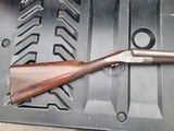 W&C Scott 12 gauce sidelock shotgun - crystal indicators