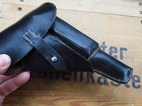 1944 WWII Police Banner WWII German holster for Mauser Walther P38 Luger - 2 of 14