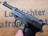 1944 German WWII Dual-tone Mauser - Walther P38 Nazi Issued 9mm Luger Byf44 - 2 of 15