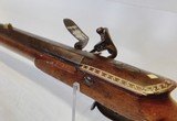 18th century Indo-Persian flintlock rifle with bone inlaids - 10 of 12