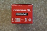 Federal 5.7x28mm 40 Grain FMJ (300) Rounds In Stock - 2 of 2
