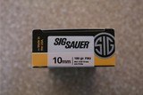 10mm Sig Sauer 180 Grain FMJ Brass Box of 50 Rounds - 2 of 2