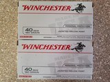 Winchester 40cal S&W 180 Grain JHP Brass - 1 of 1