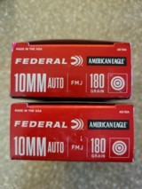 Federal 10mm Auto 180 Grain FMJ Brass Cased In Stock - 2 of 2