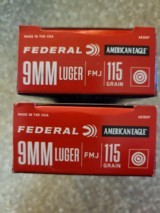 Federal 9mm Luger 115 Grain FMJ Brass Cased In Stock
Free Shipping - 2 of 2
