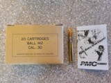 PMC 30-06 Spring M2 Ball 30cal 150 Grain FMJ Brass Cased - 2 of 2