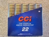 CCI Mini-Mag Target 22 LR Copper Plated Round Nose 40 Grain Brass Cased - 1 of 2