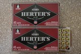 Herters 45 ACP 230 Grain Jacketed Hollow Point Brass Cased - 1 of 1