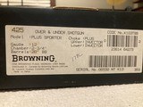 Browning over & under model 425 plus sporter 12 ga - 10 of 13
