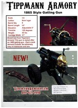 NIB Tippmann Armory 9mm Gatling gun - 2 of 3