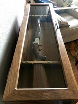 WALNUT DISPLAY CASE FOR ANY O/U OR
SINGLE BARREL UP TO 48' LONG "SHOTGUN AND TABLE NOT INCLUDED" - 15 of 15