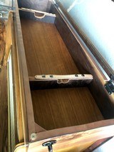 WALNUT DISPLAY CASE FOR ANY O/U ORSINGLE BARREL UP TO 48' LONG "SHOTGUN AND TABLE NOT INCLUDED" - 4 of 15