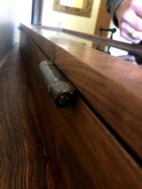 WALNUT DISPLAY CASE FOR ANY O/U ORSINGLE BARREL UP TO 48' LONG "SHOTGUN AND TABLE NOT INCLUDED" - 1 of 15