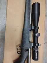 Weatherby Left Handgun overall is 95% condition Mark V Accumark 7mm STW With Schmidt Bender 4-16x50 Optic - 3 of 11