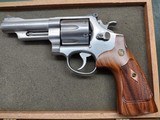 Smith & Wesson 657-7 Stainless 41 Magnum With Mohagony Case - 2 of 9