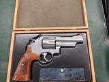 Smith & Wesson 657-7 Stainless 41 Magnum With Mohagony Case - 1 of 9