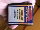 Barnes .338 Caliber TTSX 210 Grain NEW Sealed Box - 1 of 2