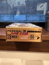 Federal Premium 28 Nosler once fired brass box of 20 - 1 of 1