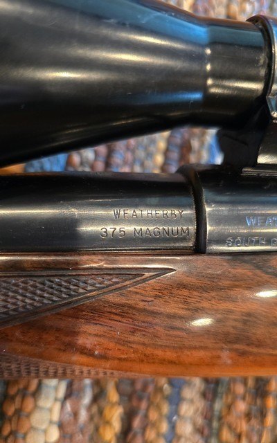 .375 Weatherby FN Mauser Mint!Documented - Image 1 of 15