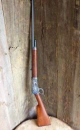 WINCHESTER 1886 TD RB 1/2 MAG.CASE COLORED 45/90 CALIBER TIGER STRIPED WOOD - 11 of 15