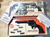 Colt 2nd Generation SAA mfg 1973 .45 LCunfired w/ Original box and paperwork - 1 of 15