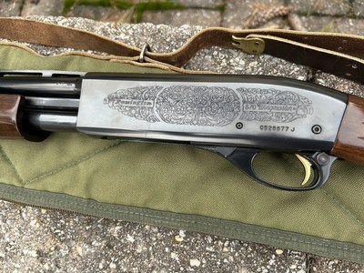 Remington 870 wingmaster 28g factory engraved - Image 2 of 8