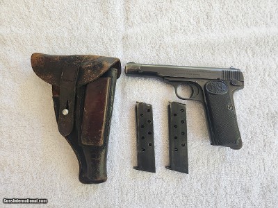 FN Model 1922, 7.65mm (32acp) Waffenamt (E/WaA140) Stamped Full Rig