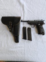 Late WWII Spreewerk Werk Grottau Factory P38 9mm with holster and two magazines - 1 of 14