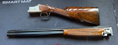 Browning Belgium B1 Superposed 12 gauge Angelo Bee engraved with gold