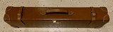 Leather Shotgun case trunk for .410 single barrel O/U