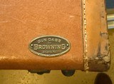 Browning shotgun 2 barrel luggage leather case - 11 of 11
