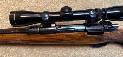 Mauser Modelo Argentino 1909 .280 Remington Rifle custom exhibition stock - Image 5 of 6