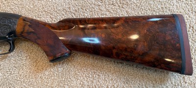 Winchester Model 12 12gauge engraved and custom exhibition wood - Image 6 of 13