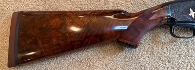 Winchester Model 12 12gauge engraved and custom exhibition wood - Image 5 of 13