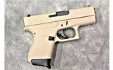 Glock ~ 43 Coyote Tan Cerakote ~ 9mm Luger - 1 of 4