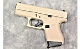 Glock ~ 43 Coyote Tan Cerakote ~ 9mm Luger - 2 of 4