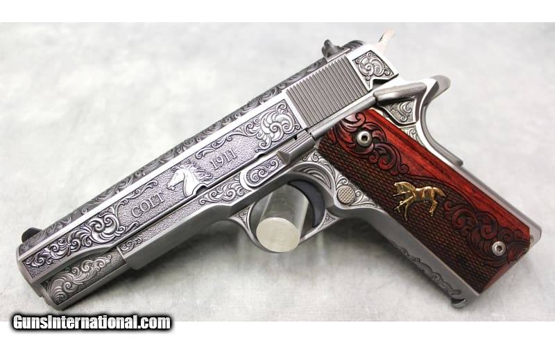 Colt ~ Government Model Series 70 Altamont Engraved ~ .38 Super