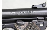 Ruger Mark IV ~.22 Long Rifle~ - 6 of 6